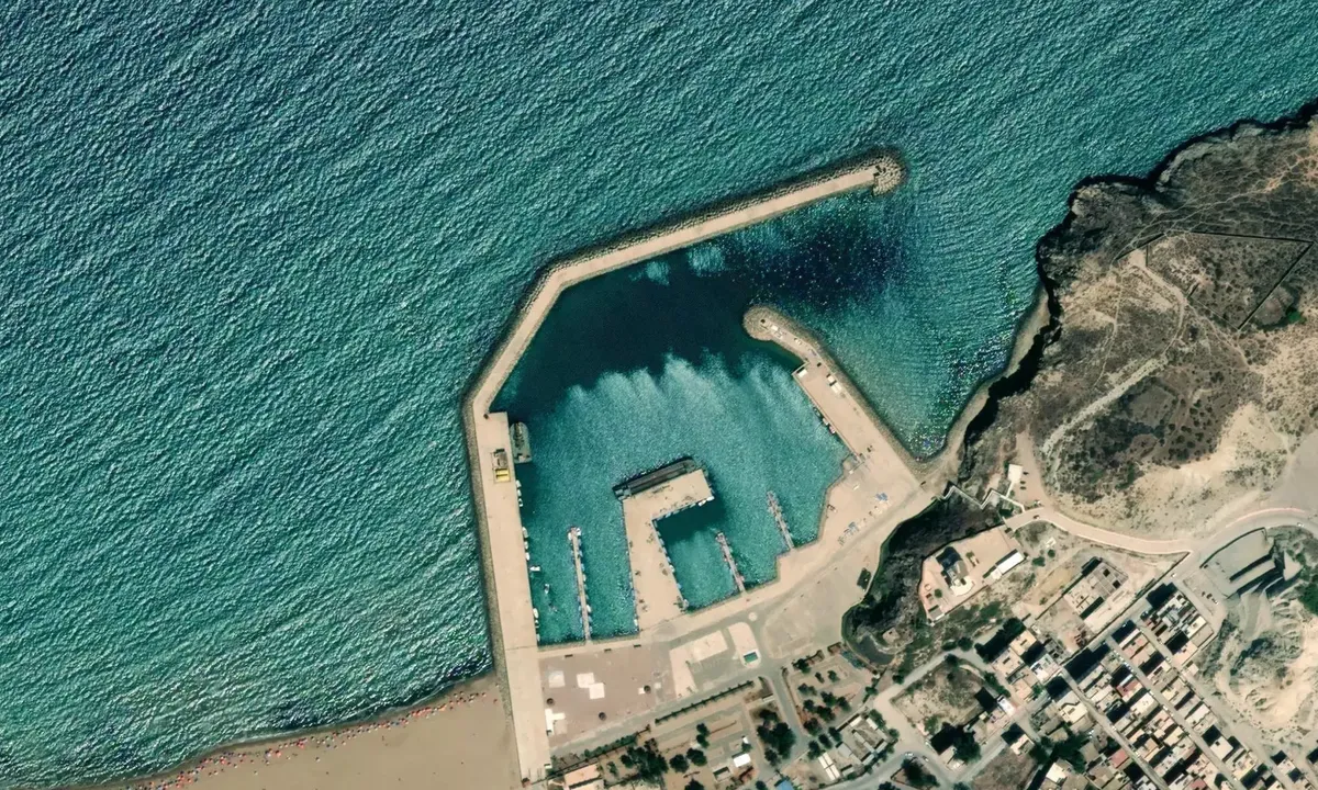 Satelite image of Portsay - Marsa Ben Mhidi