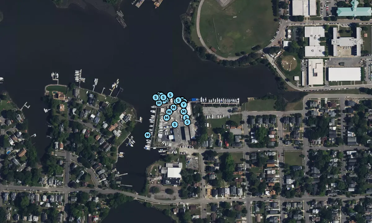 Satelite image of Portsmouth Boating Center