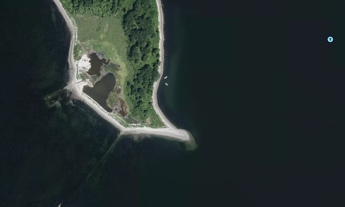 Satelite image of Portsmouth Pole