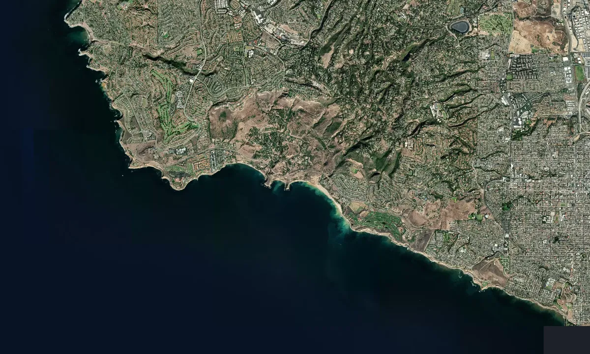 Flyfoto av Portuguese Bend