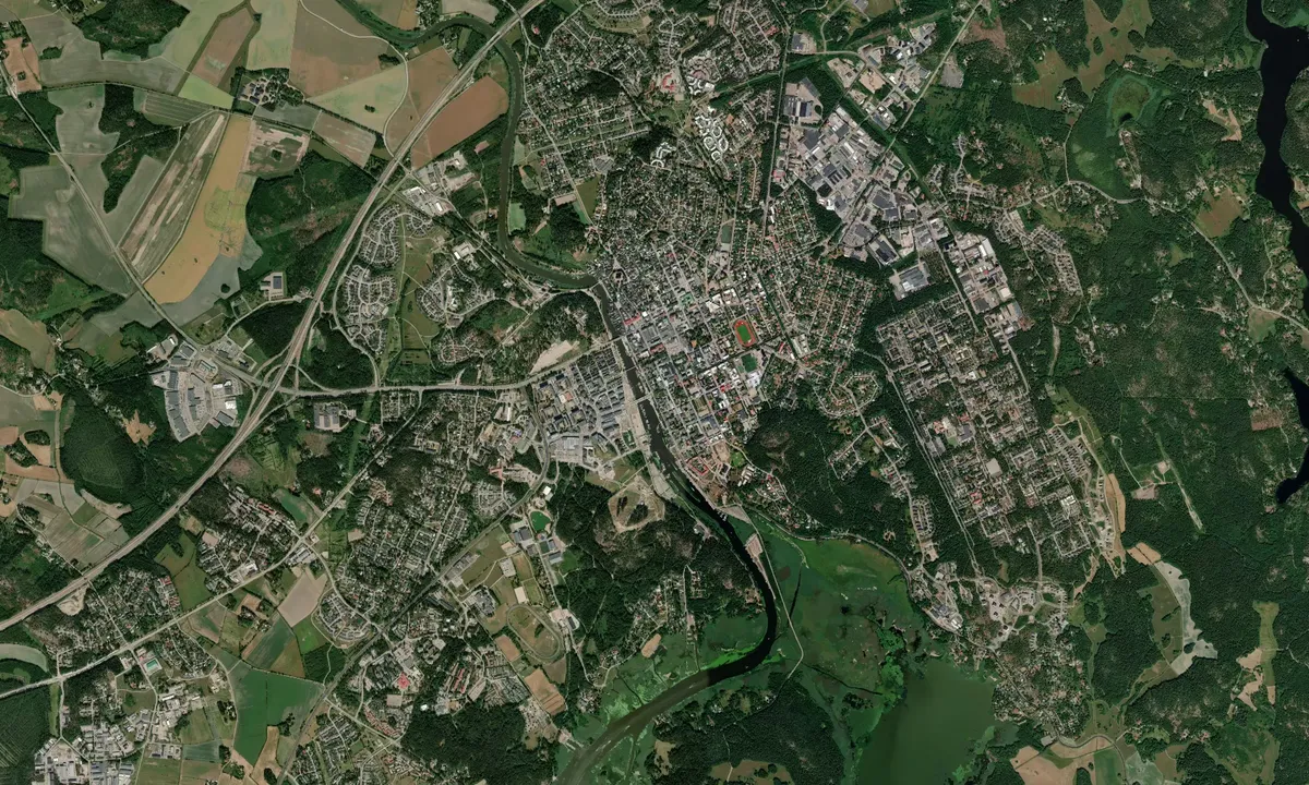 Flyfoto av Porvoo / Borgå