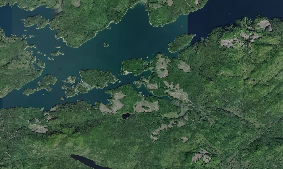 Flyfoto av Potts Lagoon