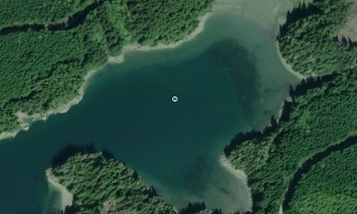 Satelite image of Potts Lagoon NE