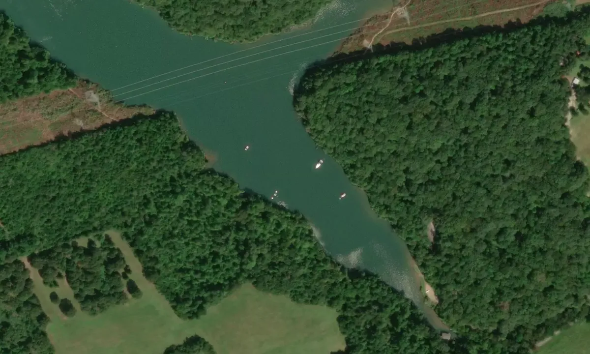 Satelite image of Power Line Cove