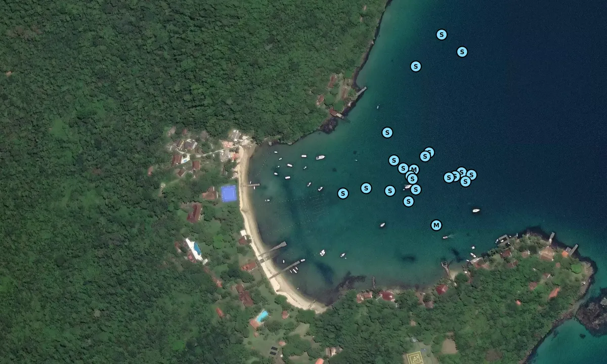 Satelite image of Praia da Fazenda