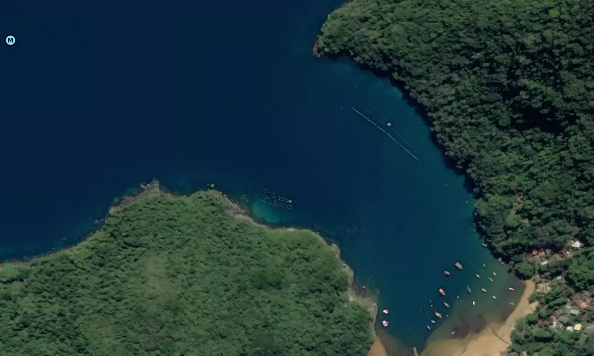 Satelite image of Praia da Longa
