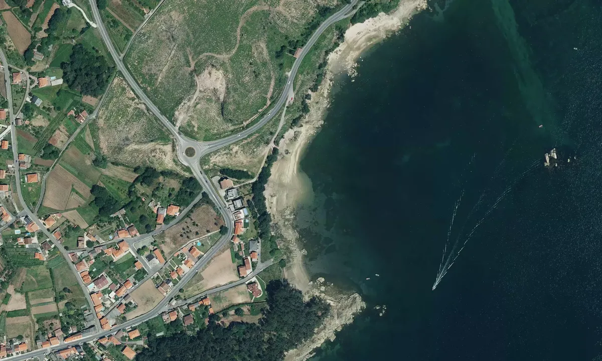 Flyfoto av Praia da Mercede