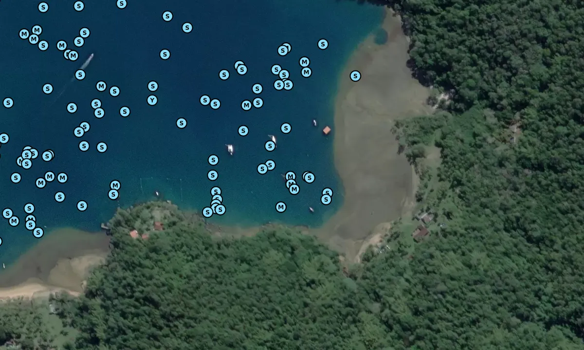 Satelite image of Praia da Tapera