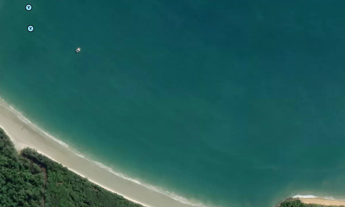 Satelite image of Praia das Palmas