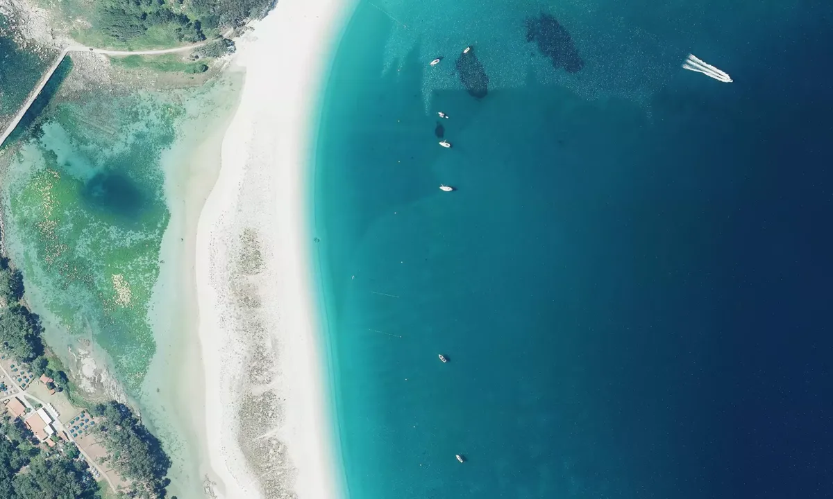 Flyfoto av Praia das Rodas