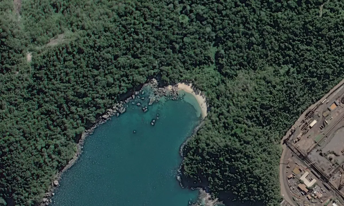 Flyfoto av Praia de Itapua
