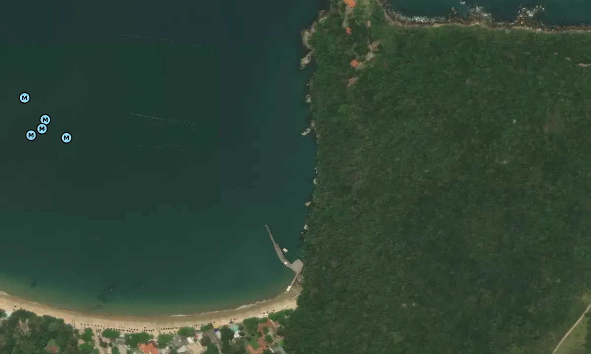 Satelite image of Praia de Laranjeiras