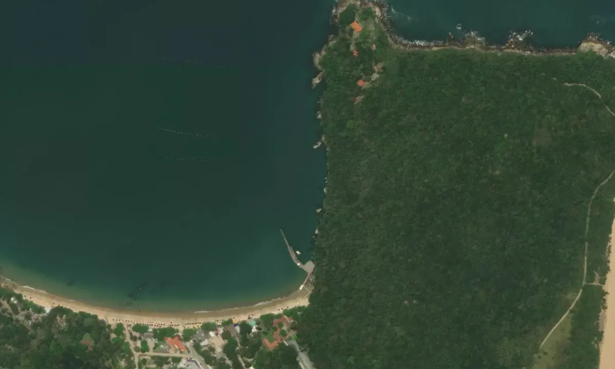 Flyfoto av Praia de Laranjeiras