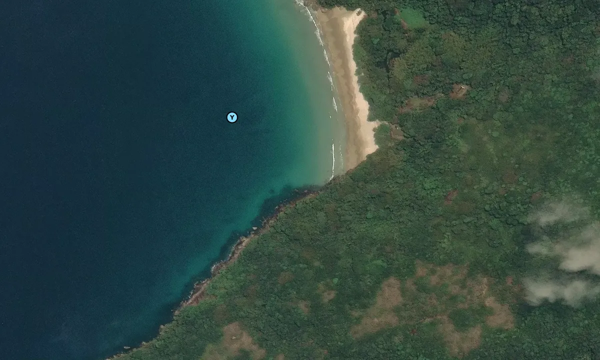 Satelite image of Praia de Lopes Mendes