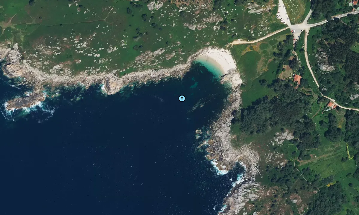 Satelite image of Praia do Ancoradoiro