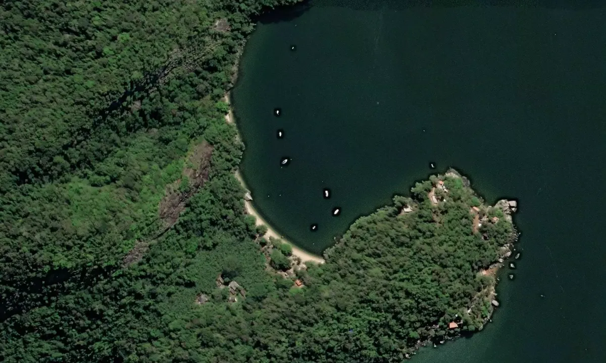Satelite image of Praia do Boi