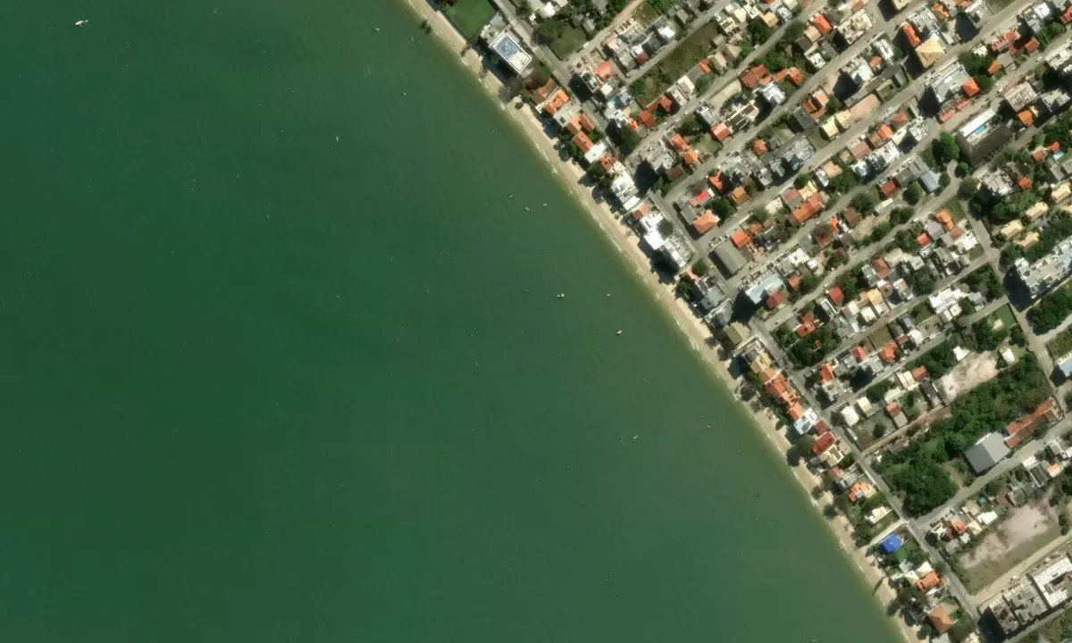 Satelite image of Praia do Canto Grande