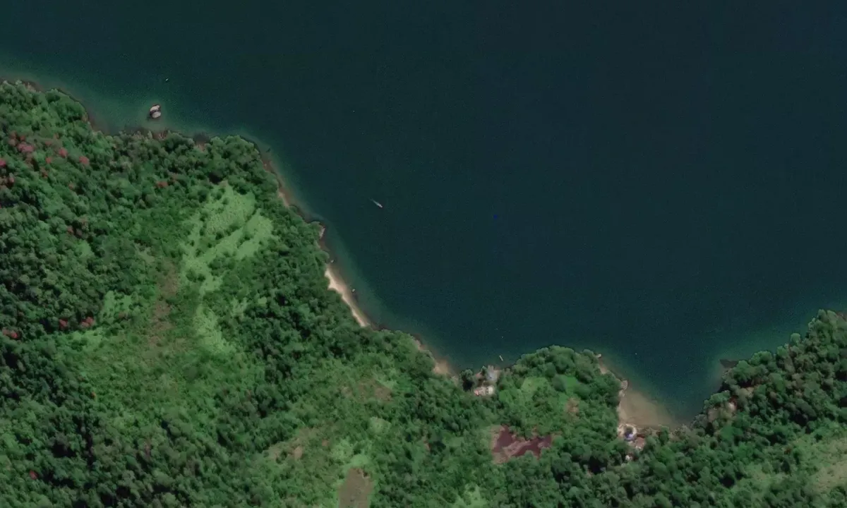Satelite image of Praia do Delegado