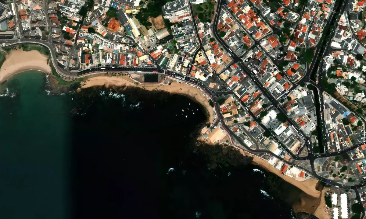 Satelite image of Praia do Rio Vermelho