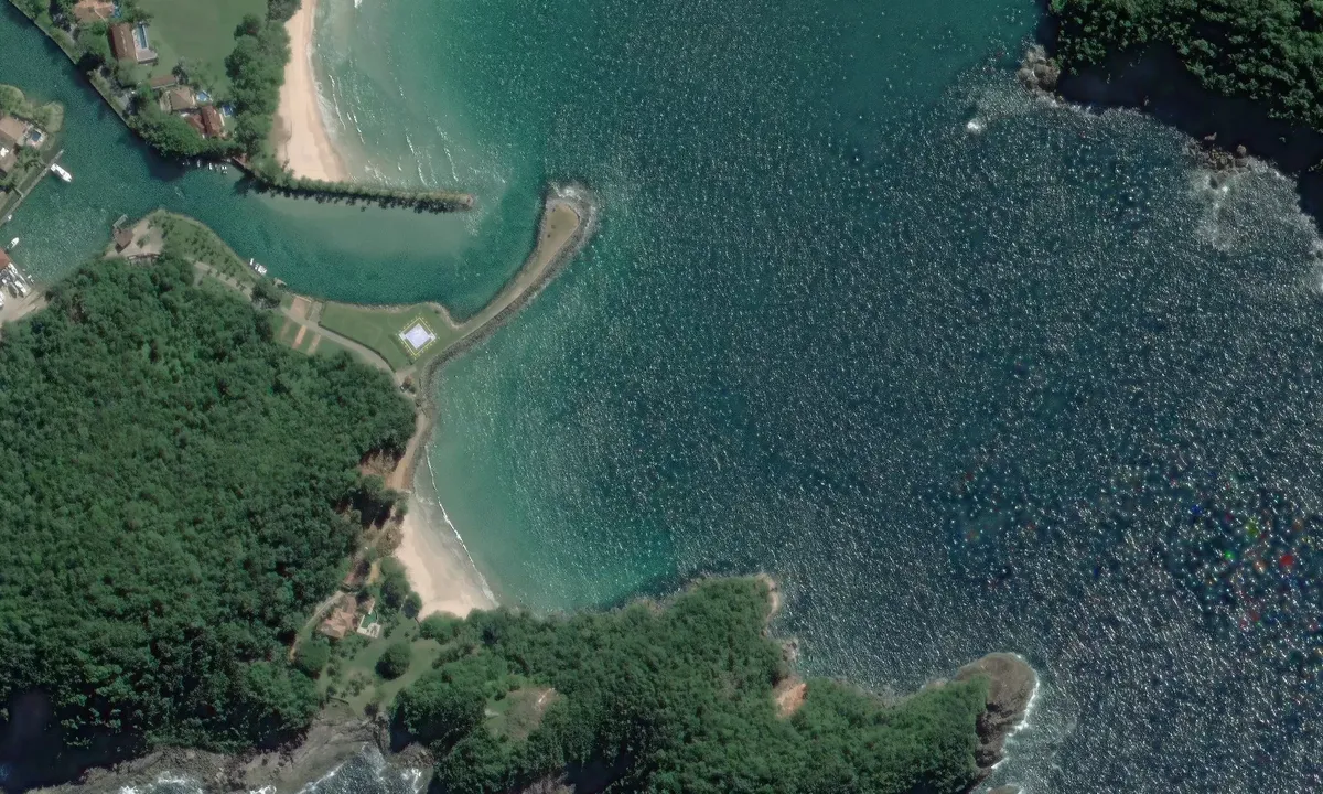 Satelite image of Praia Do Sobrado