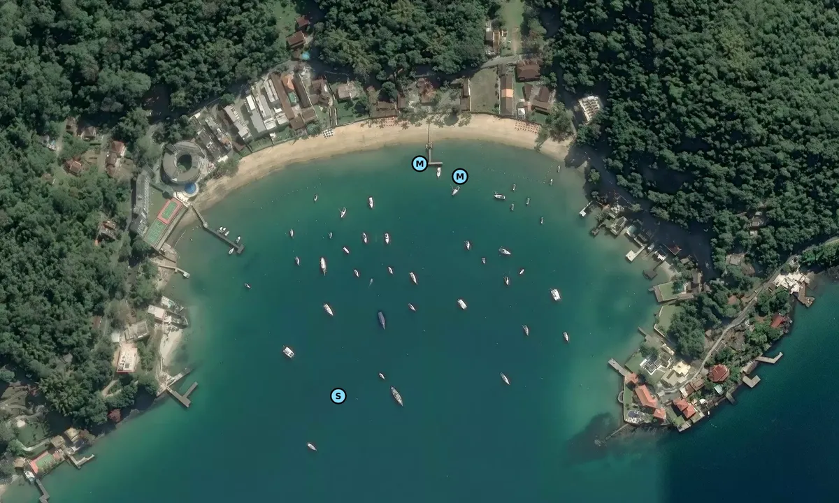 Satelite image of Praia Grande