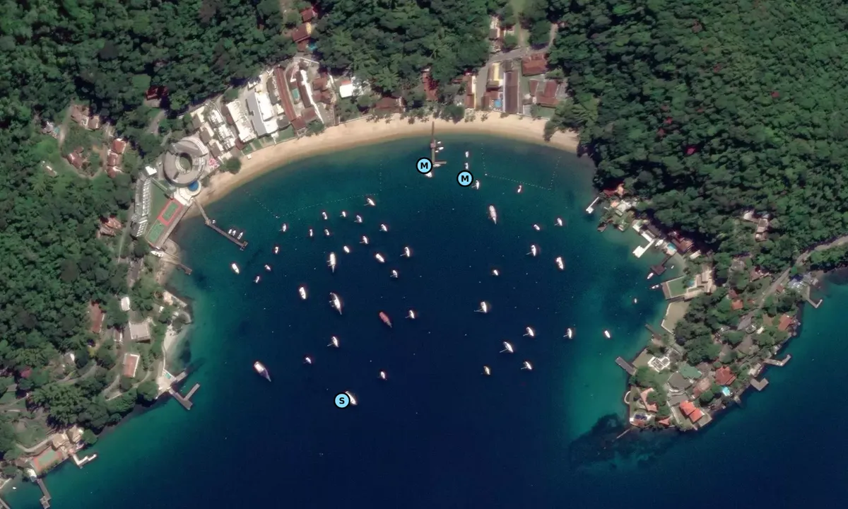 Satelite image of Praia Grande