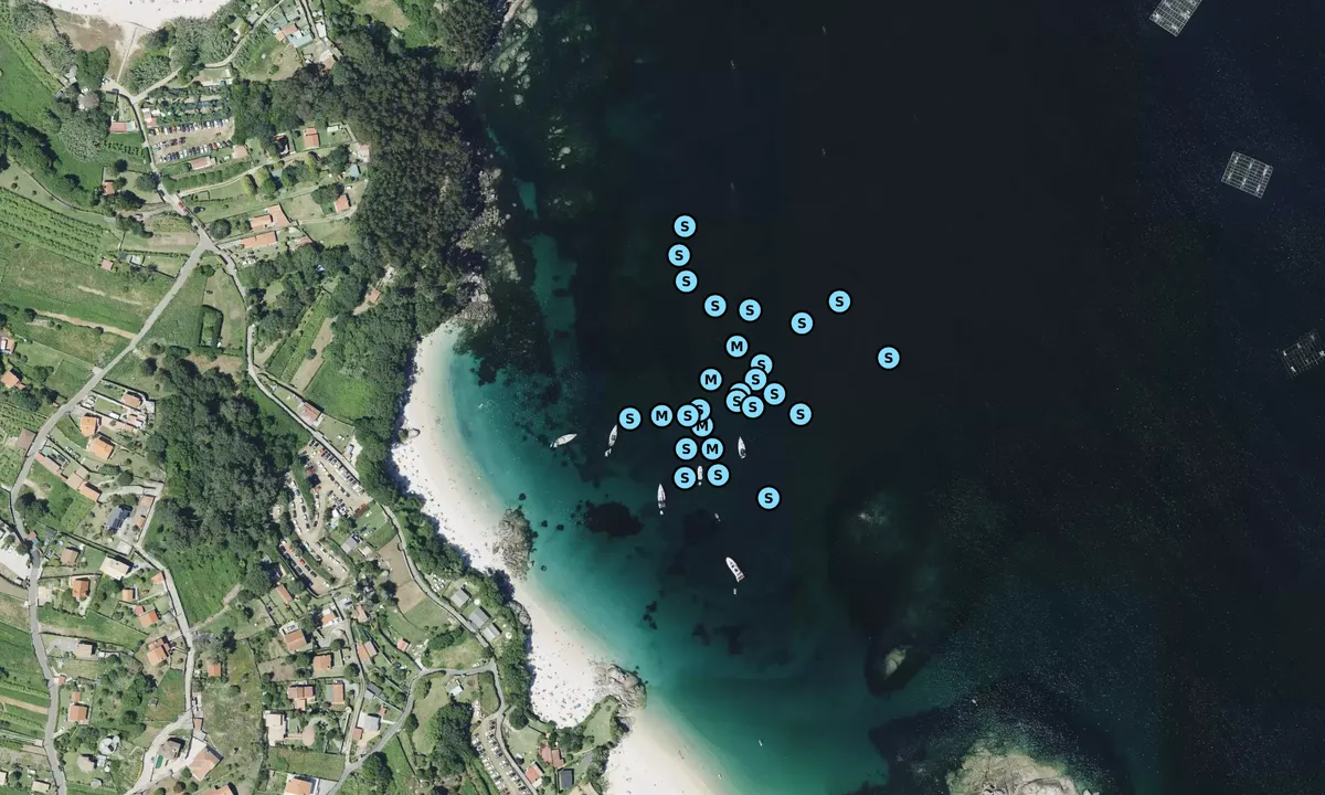 Satelite image of Praia San Chián