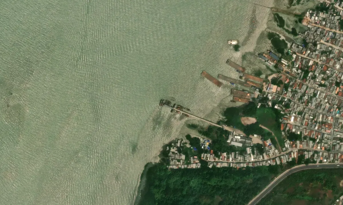 Satelite image of Pratinha (Icoaraci), Belém - State of Pará, Brazil