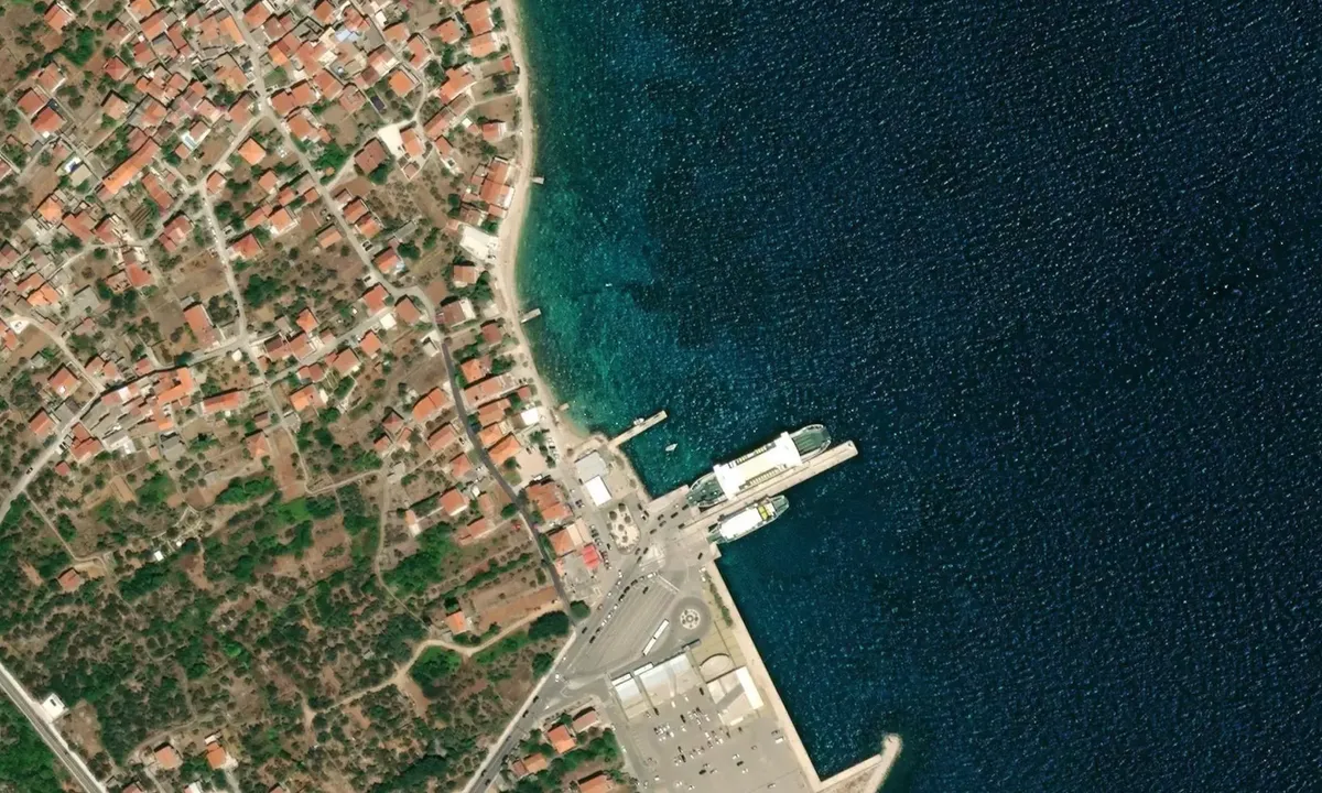 Satelite image of Preko