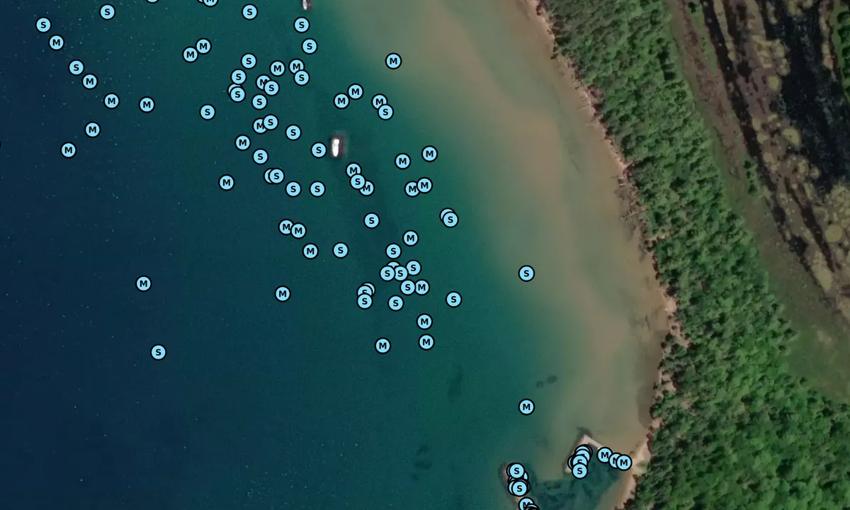 Satelite image of Presque Isle Bay