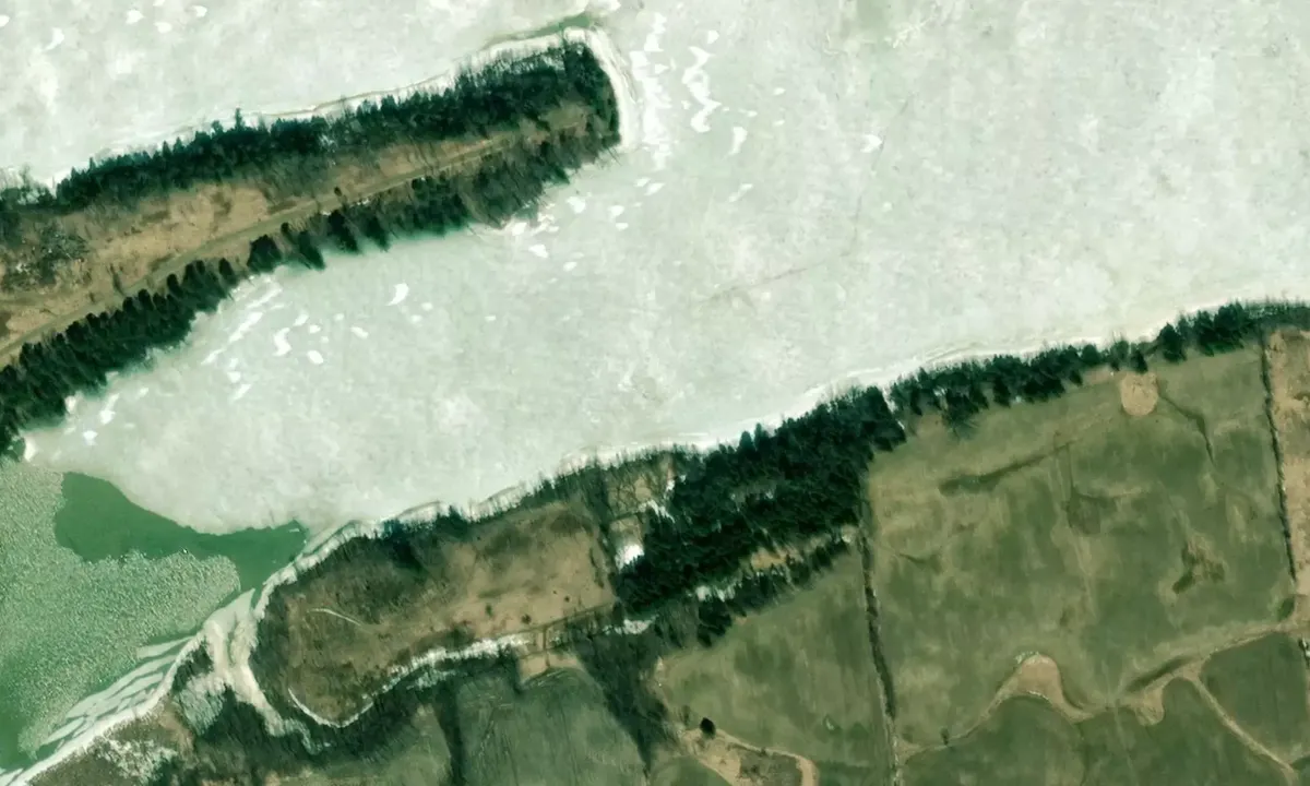 Satelite image of Presqu'ile