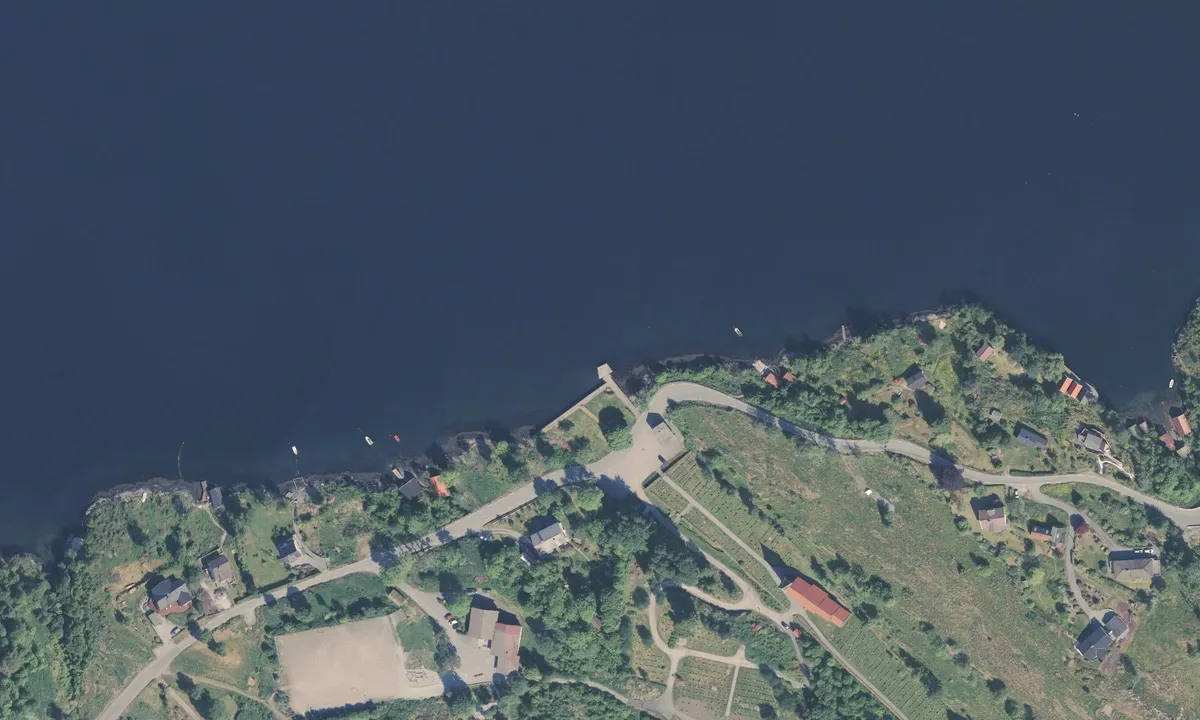 Flyfoto av Prestekaien - Hamre