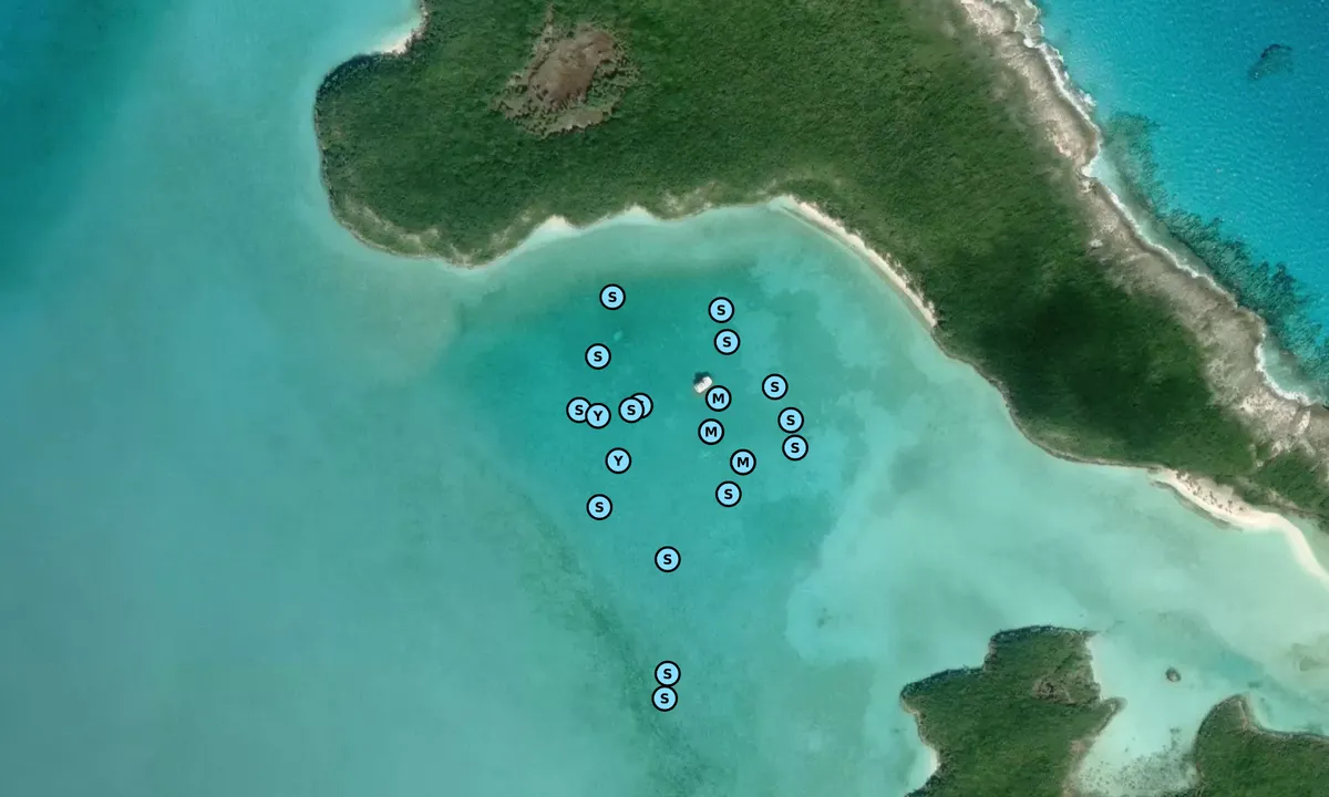Satelite image of Prime Cay Adventure