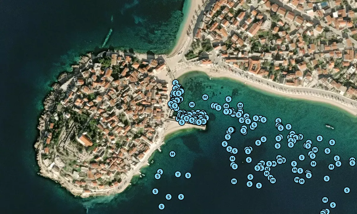 Satelite image of Primosten - Primošten