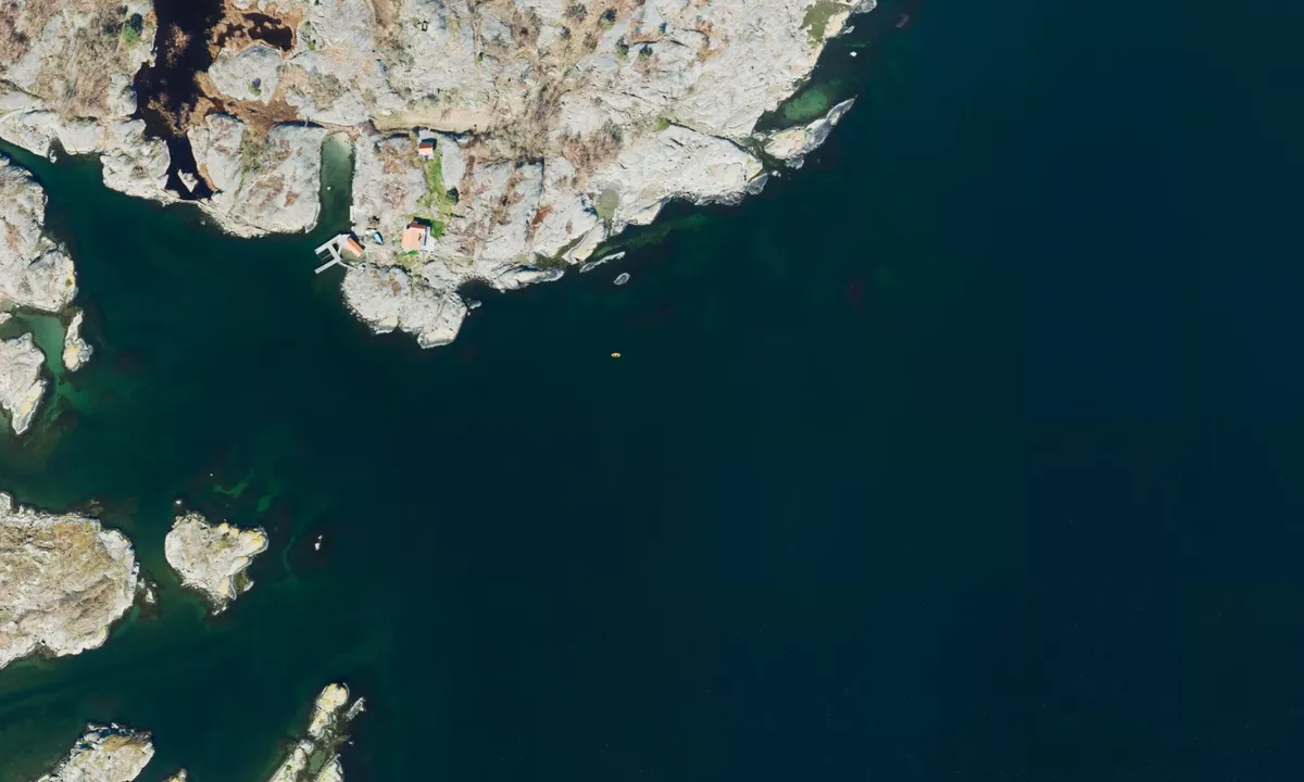 Flyfoto av Propellerviken - Donsö kanal