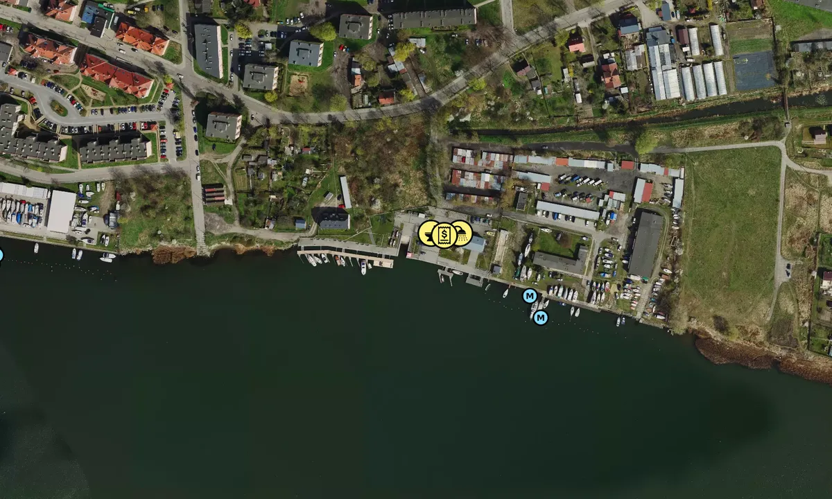 Satelite image of Przystań Tamka