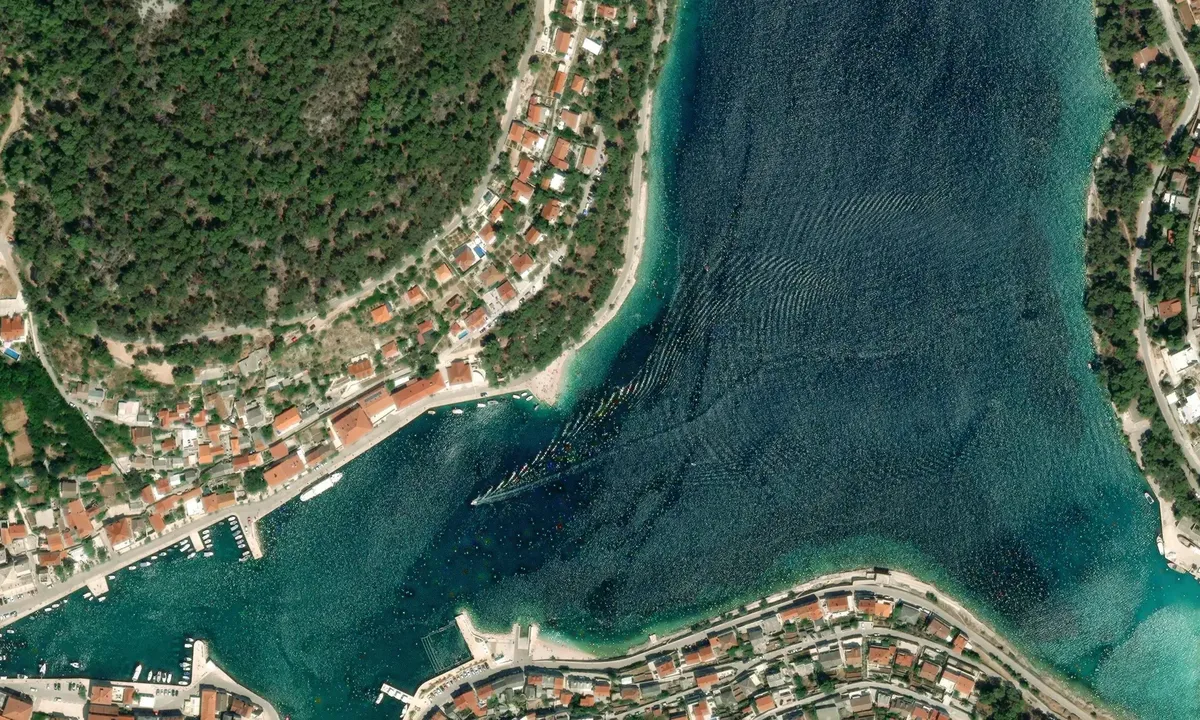 Satelite image of Pucisca - Pučišća
