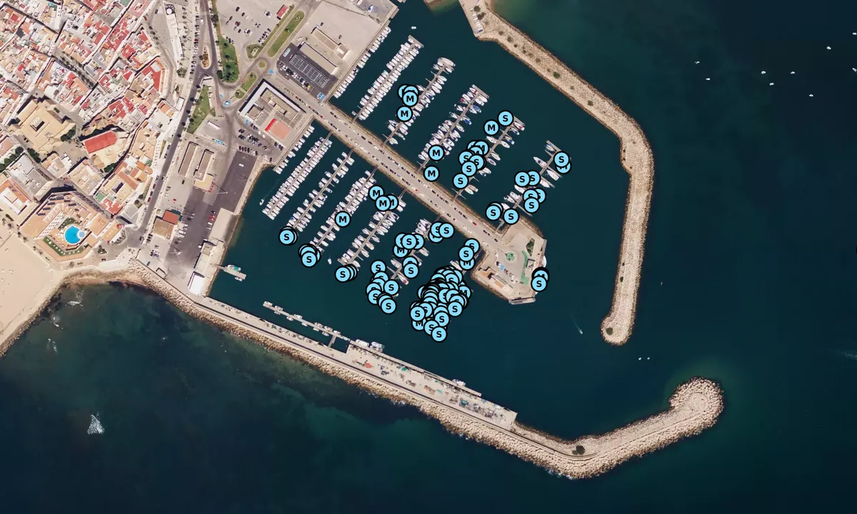 Flyfoto av Puerto de Rota Marina