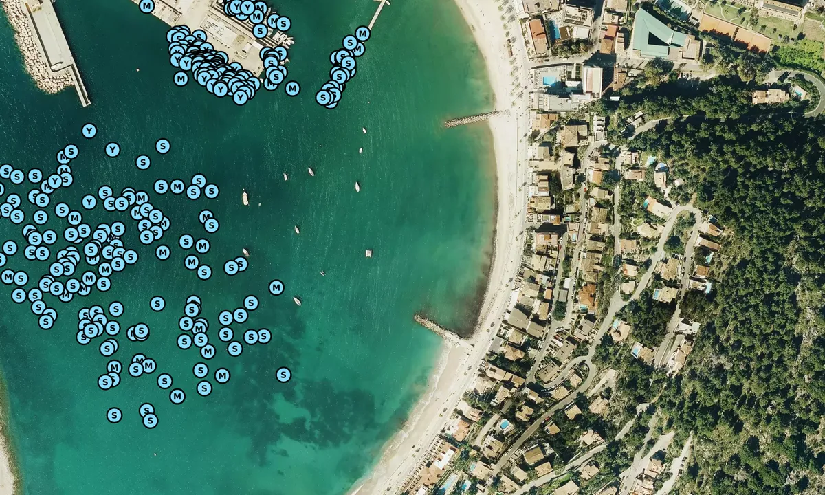 Satelite image of Puerto de Soller