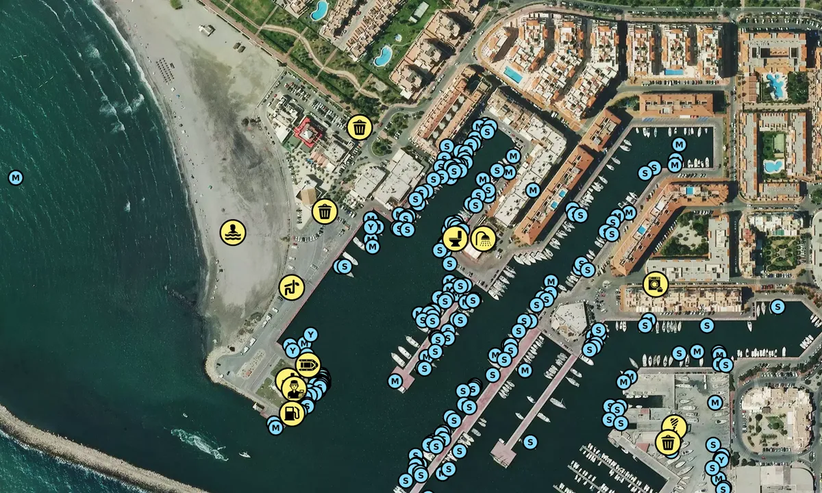 Satelite image of Puerto Deportivo Almerimar