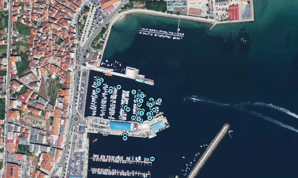 Satelite image of Puerto Deportivo de Cangas