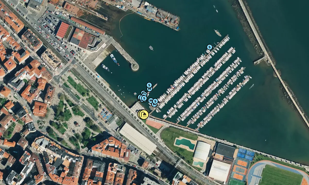 Satelite image of Puerto Deportivo de Santurtzi