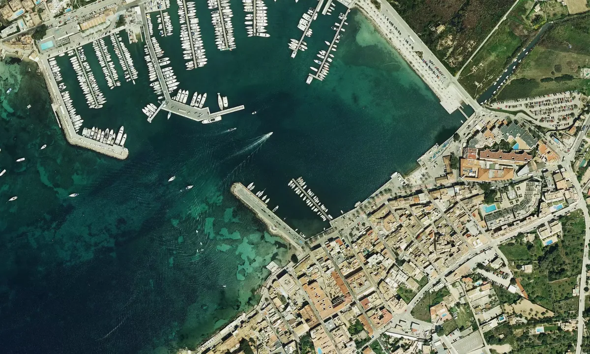 Flyfoto av Puerto público Andraxt