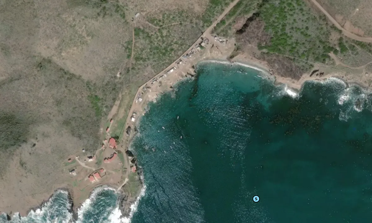 Satelite image of Puerto Santo Tomas