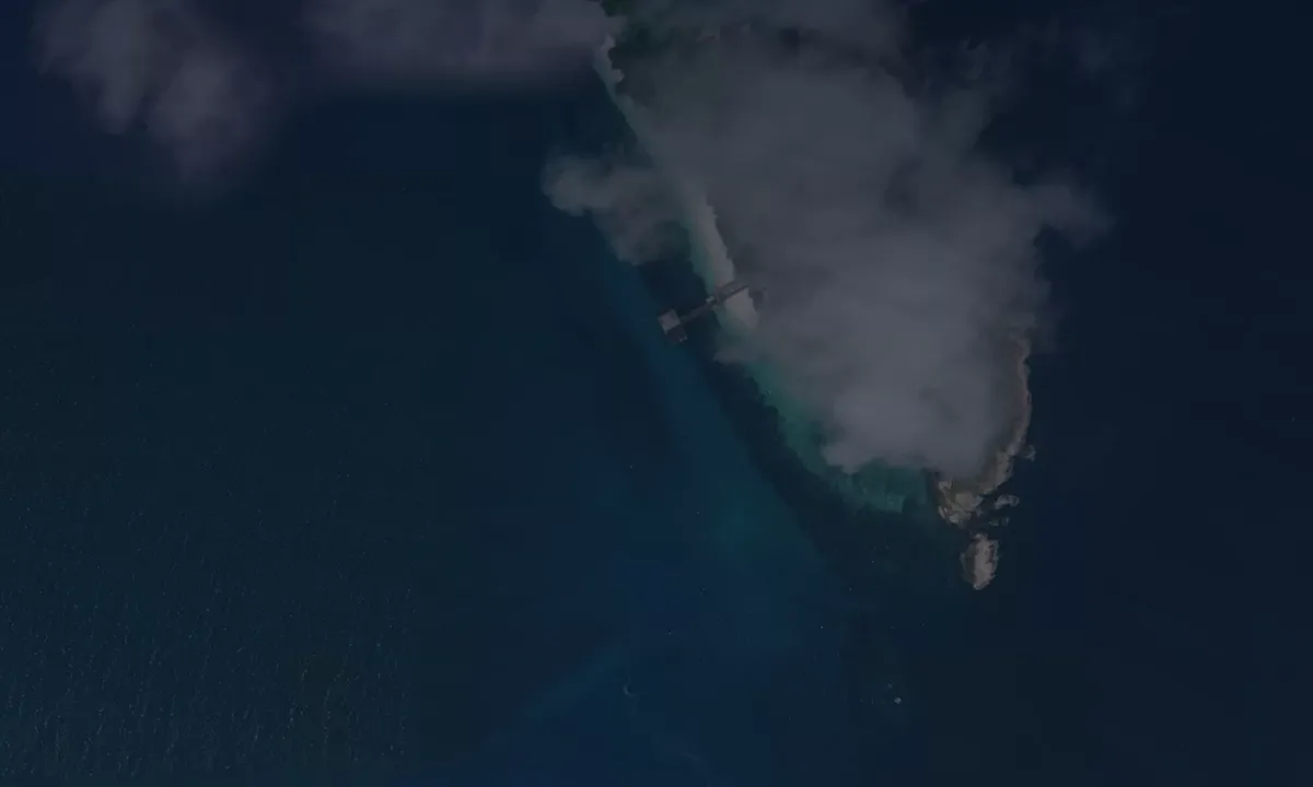 Flyfoto av Pulau Rawa