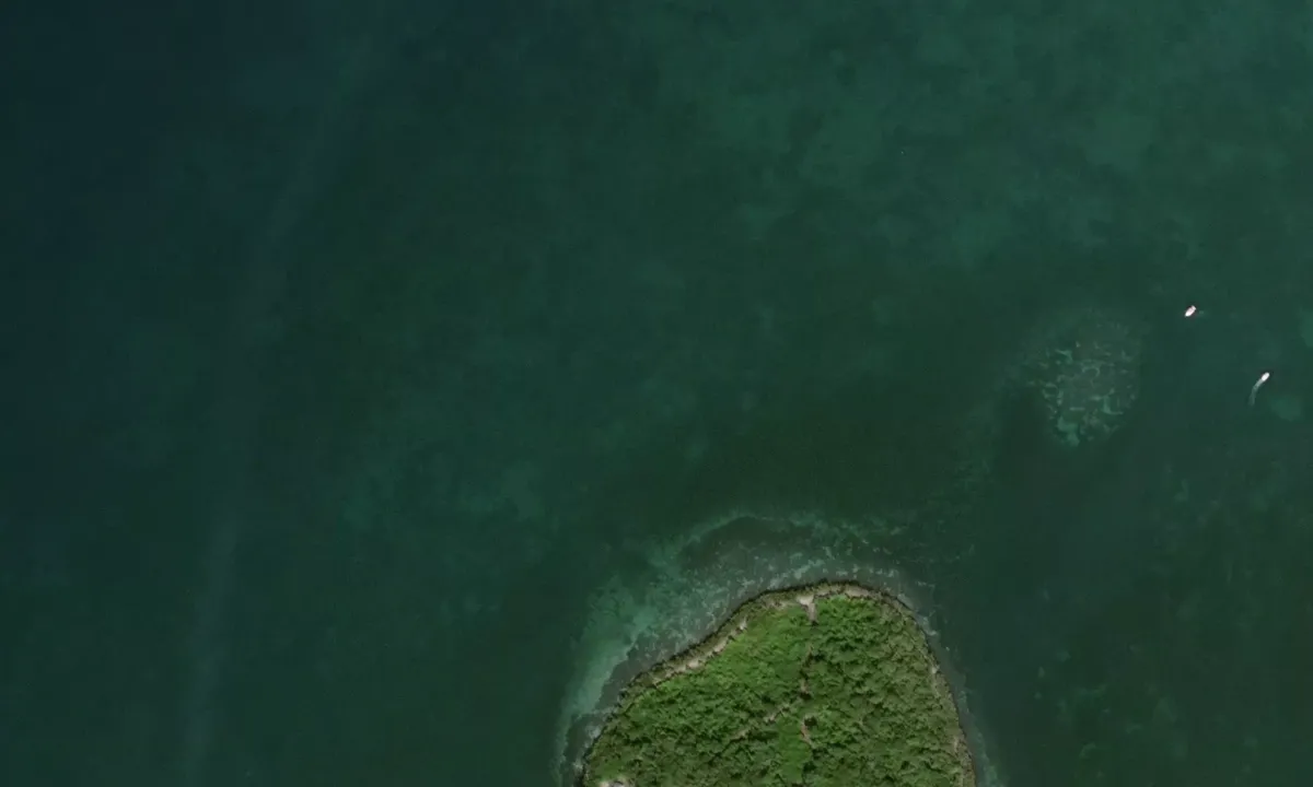 Flyfoto av Pumpkin Key North