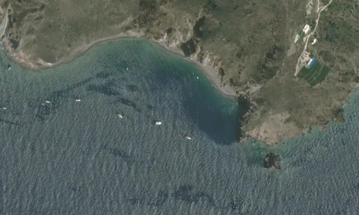 Flyfoto av Punta Crepazza -Praia Di Vinci