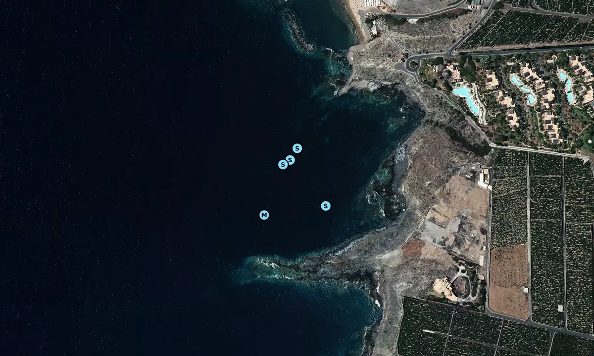 Satelite image of Punta de la Tixera
