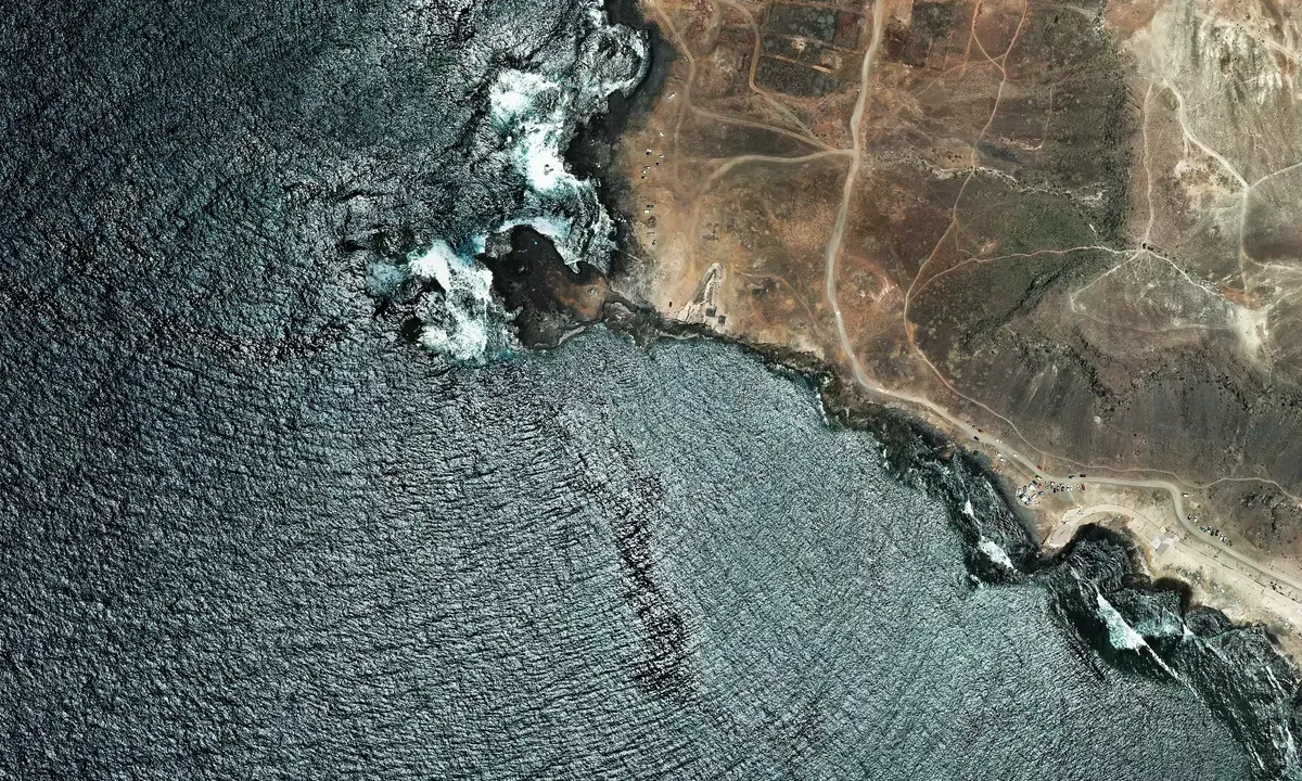 Satelite image of Punta de las Monjas