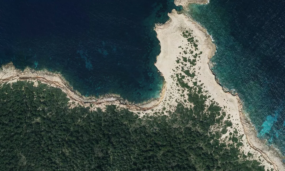 Flyfoto av Punta del Escullet